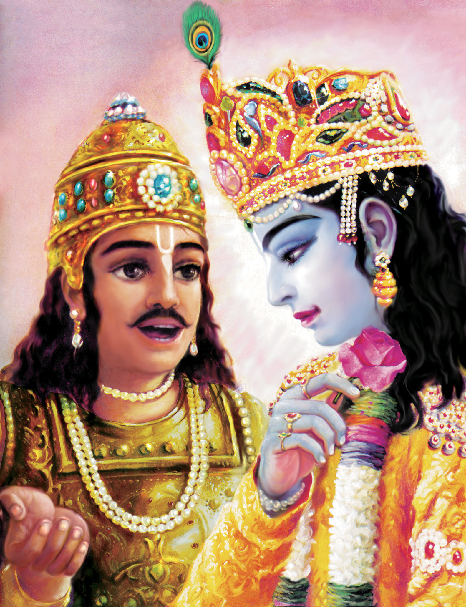 Arjuna And Krishna