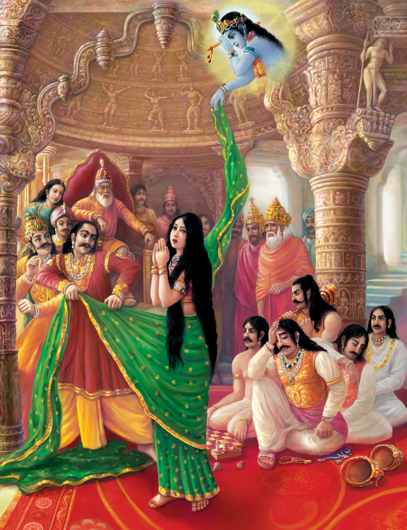 Bhagavad Gita: The insulting of Draupadi.