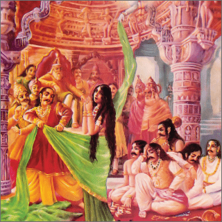 The insulting of Draupadi.